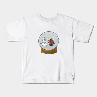 Snow Globe Day Kids T-Shirt